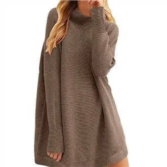 Masszív laza tölcséres pulóver